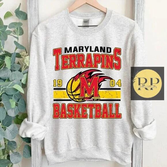 Maryland Terrapins University Of Maryland Terps Basketball Sweatshirt shirt 1904 - Picture 1 of 2
